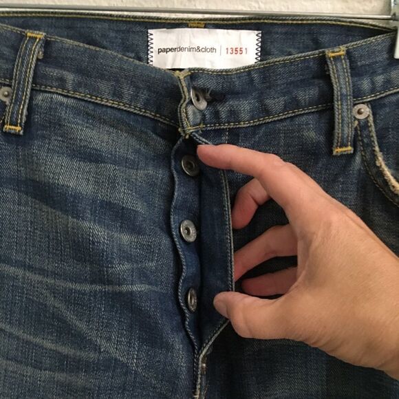 NWT Paper Denim & Cloth button fly jeans 38 - Picture 5 of 8